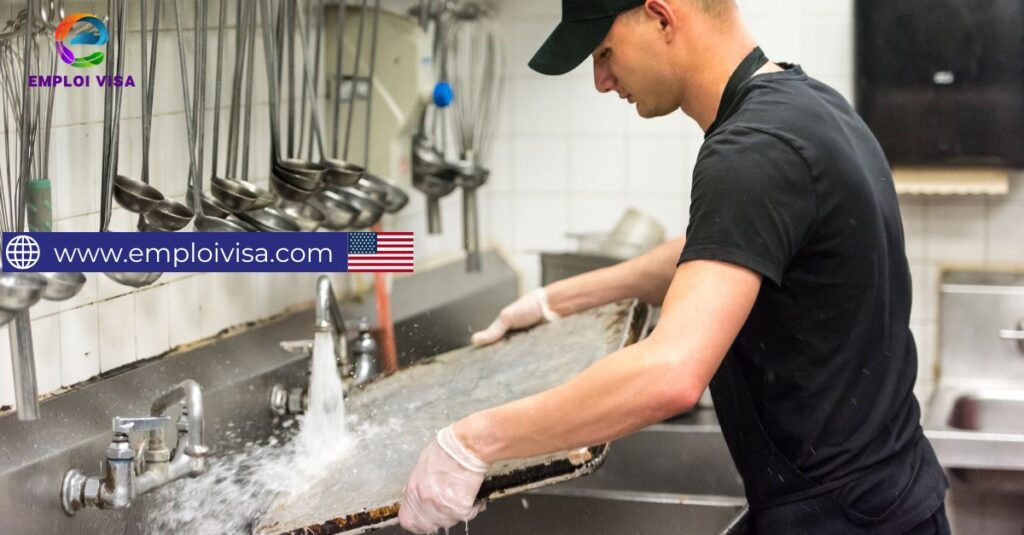Dishwasher Job in California - No Visa Sponsorship